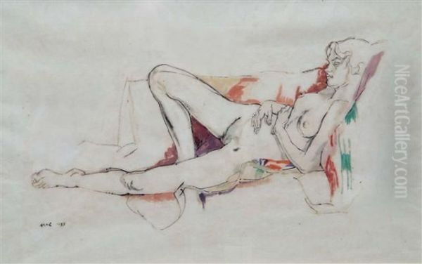 Reclining Nude - view 1