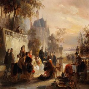 Crowds In A Park