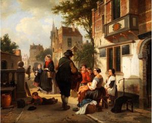 Der Leierkastenspieler by Jan Michael Ruyten