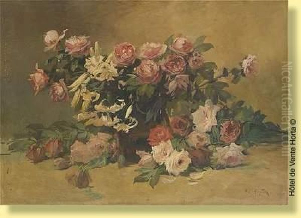 Composition Florale Aux Roses - view 1