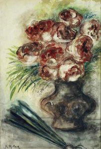 Vase Of Flowers by Issachar ber Ryback