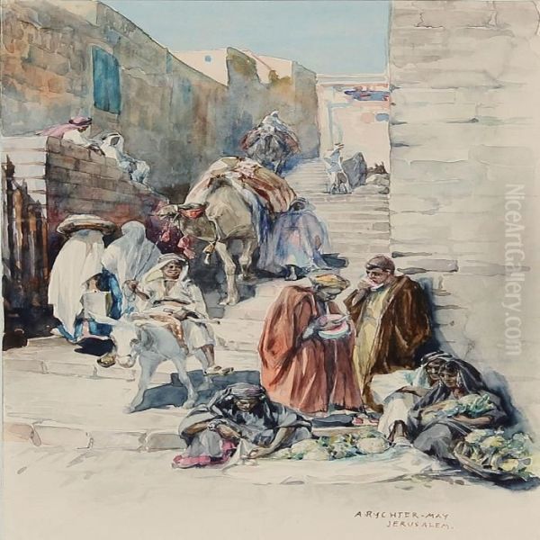 Street Life In Jerusalem - view 1