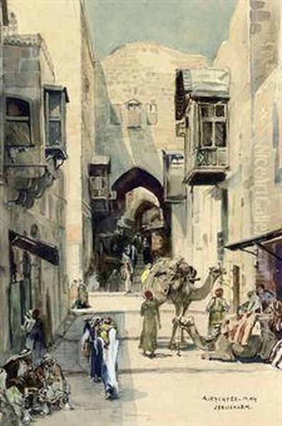 Street Scene In Jerusalem - view 1