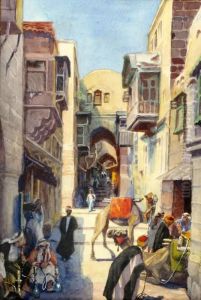 Figures In Jerusalem by Anna Rychter-May