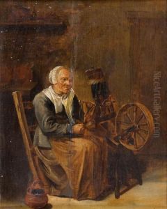 Vieille Dame Au Rouet
