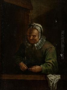 Study Of Lady With Rosary