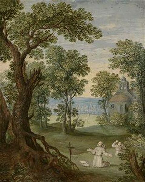 Landscape With The Stigmata Of St. Francis Of Assisi - view 1