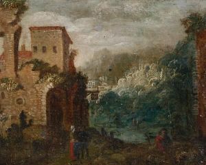 Landscape With Buildings And Figures