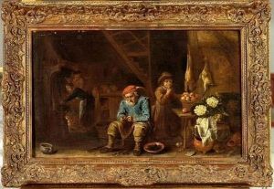 Interno Di Cucina Con Figure by Frans, Francois Ryckhals