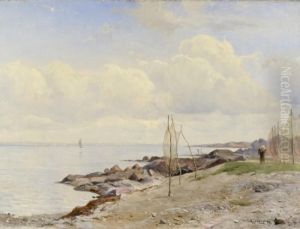 Kustlandskap, Naten Torkas by Gustaf Rydberg