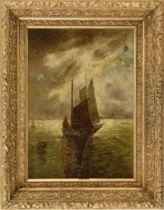 A Ship Under A Moonlit Sky