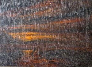 Moonlit Sea With Boat by Albert Pinkham Ryder