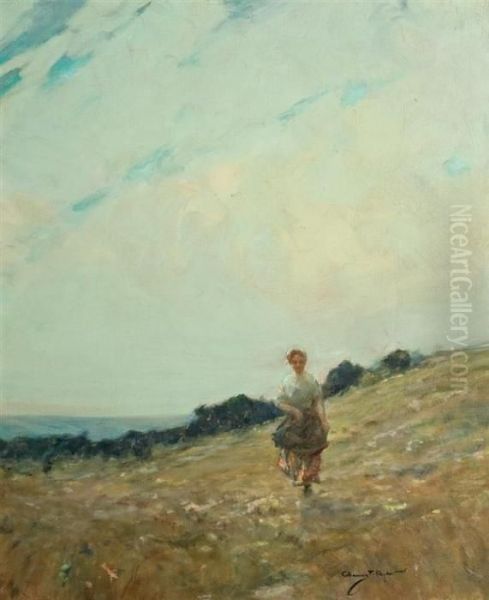 Girl In Landscape - view 1