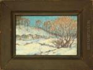 Winter Landscape Study by Chauncey Foster Ryder