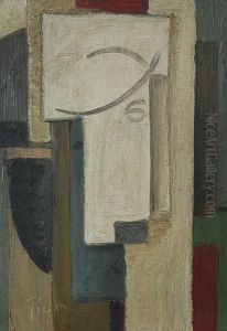 Kubistisch Hoofd by Zdenek Rykr