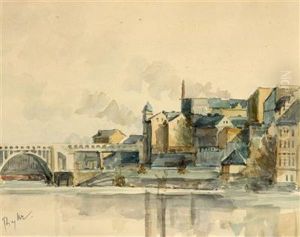 A View Of Kolin by Zdenek Rykr