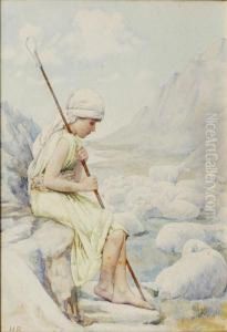 The Shepherd by Henry Ryland