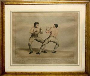 Daniel Mendoza & Richard Humphreys by Charles Reuben Ryley