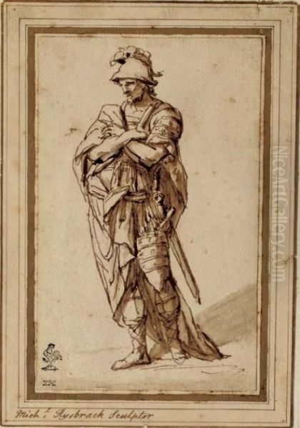 A Soldier, Full-length, His Arms Folded - view 1