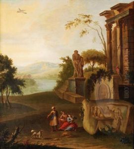 Figuresresting By Classical Ruins