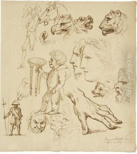 Figural Studies by Francesco Sabatelli