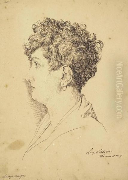 Portrait De La Marquise Lucrezia Ricasoli Zanchini, Nee Rinuccini - view 1