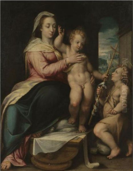 Madonna And Child With The Infant Saint John The Baptist - view 1