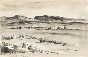 Wustenlandschaft Bei Luxor.