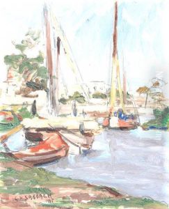 French Harbour by Georges-Hanna Sabbagh