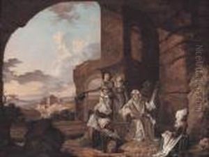 La Visita by Jacques-Henri Sablet