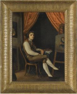 Self-portait Of An Artist In His Studio by Jacques-Henri Sablet