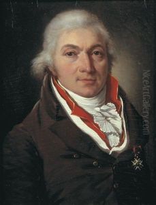Le Portrait De Monsieur Roussillon, Chevalier De Saint Louis Seigneur De Marimbois Et Dampvitoux by Francois Sablet