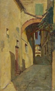 Scorcio Di Paese by Giotto Sacchetti