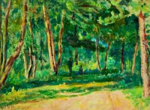 Paesaggio Con Figure by Giotto Sacchetti