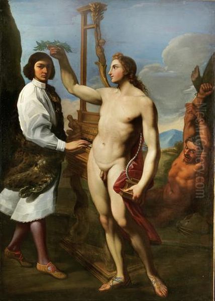 Ritratto Allegorico Delcantante Marcantonio Pasqualini - view 1