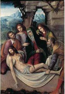La Mise Au Tombeau by Piero Francesco Sacchi