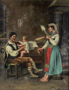 Interior Scene by Luca Sacco