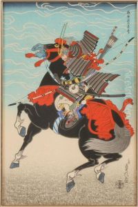 Warrior Kajiwara Kagesue by Hasegawa Sadanobu