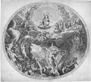 Das Jungste Gericht by Johannes I Sadeler