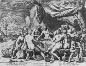 Mankind Before The Flood (holl. 264) by Johannes Ii Sadeler