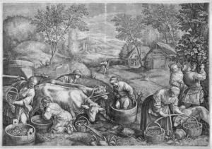 Die Vier Jahreszeiten. by Raphael I Sadeler