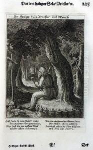 Hl. Sola by Raphael Ii Sadeler