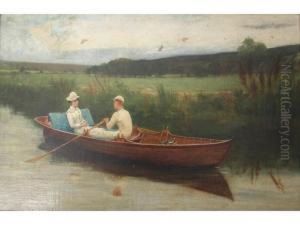 An Afternoon On The River by Walter-Dendy Sadler
