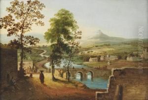 A View Of The Sugar Loaf Mountain And The Outskirts Of Bray Town