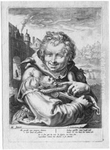 Der Narr Mit Der Narrenkappe by Jan Pietersz. Saenredam