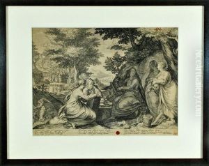 Biblische Darstellung by Jan Pietersz. Saenredam