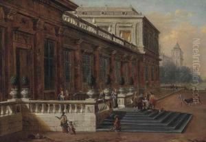 A Capriccio Of A Palace Terrace, With The Return Of The Prodigal
Son by Jacobus Saeys