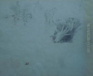 Estudios: Mano De Artista Y Caballos by Carlos Federico Saez