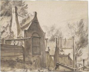 A Fortified House Surrounded by Cornelis Saftleven