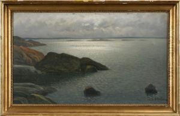 Kustmotiv, Signerad - view 1